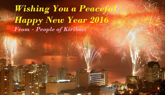 Locuitorii din Kiribati sunt primii care sărbătoresc intrarea în 2016