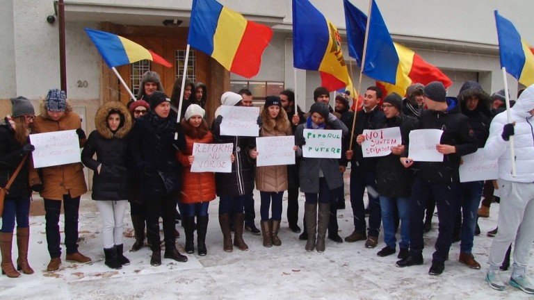 Studenții basarabeni vor Europa, nu stepa rusească – VIDEO