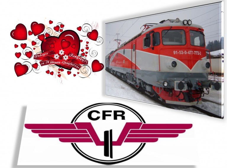CFR vine cu oferte speciale pentru îndrăgostiţi, de Valentine’s Day și Dragobete. Vezi pe ce rute au reducere timişorenii!