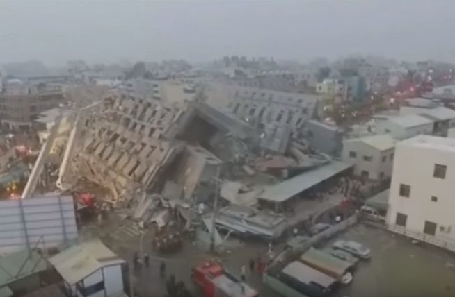 Cutremur puternic în Taiwan. Clădiri prăbuşite, numeroşi oameni prinşi sub dărâmături VIDEO