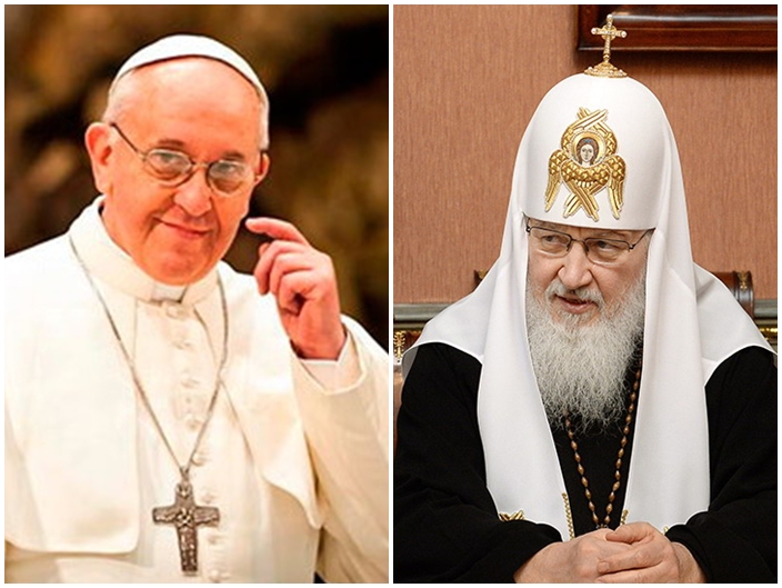 Întâlnire istorică la Havana! Patriarhul rus Chiril are o întrevedere cu Papa Francisc