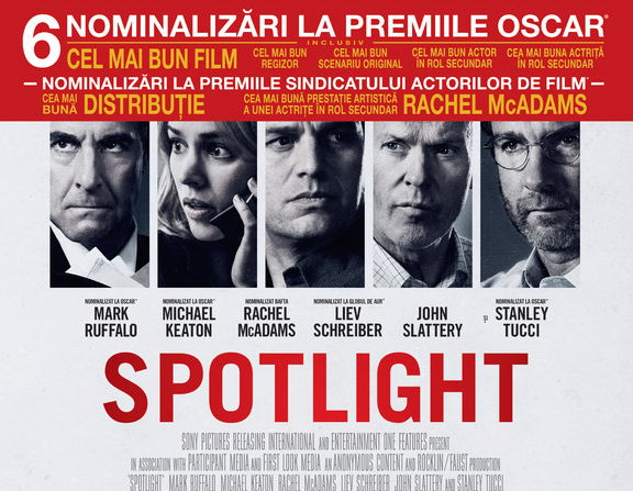 Spotlight, un film cu 6 nominalizări la Oscar: despre abuzuri, etică și alte virtuți care ne salvează (în cele din urmă!) sufletele