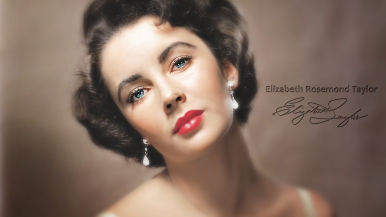 Frumoasa cu ochii violet, ultimul star al Hollywoodului de altădată