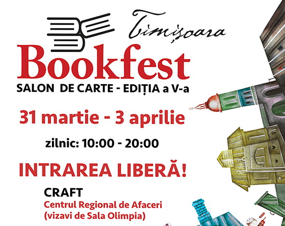 Bookfest vă așteaptă cu o ediție de cinci stele la Timișoara
