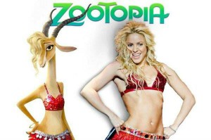 Shakira o interpretează pe Gazelle, în animația „Zootropolis”