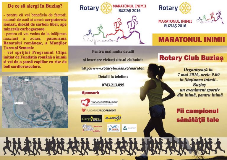 Maratonul Inimii va avea loc la Buziaș