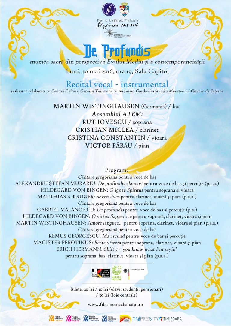 Muzica sacră, liant între trecut şi prezent. Un concert-eveniment la Filarmonica Banatul