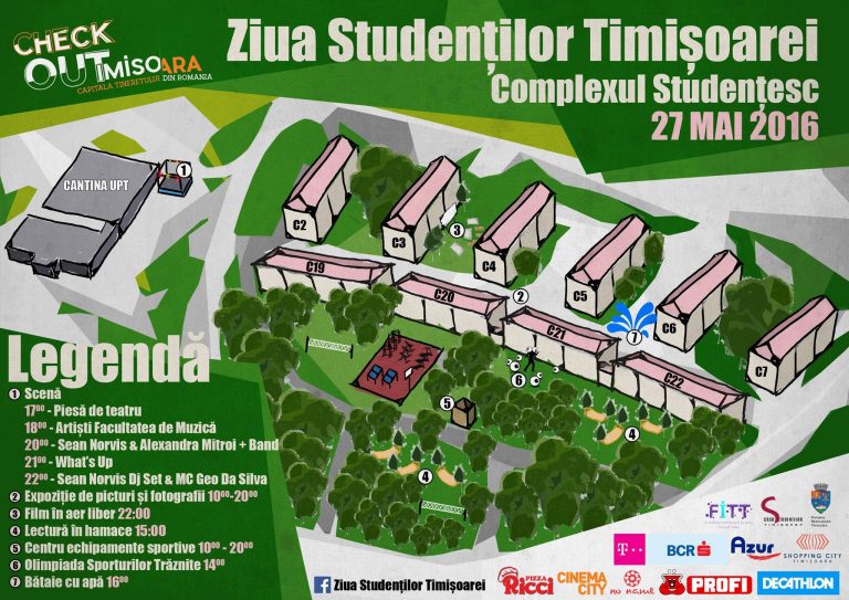 Bătaie cu apă și concerte la Ziua Studenților