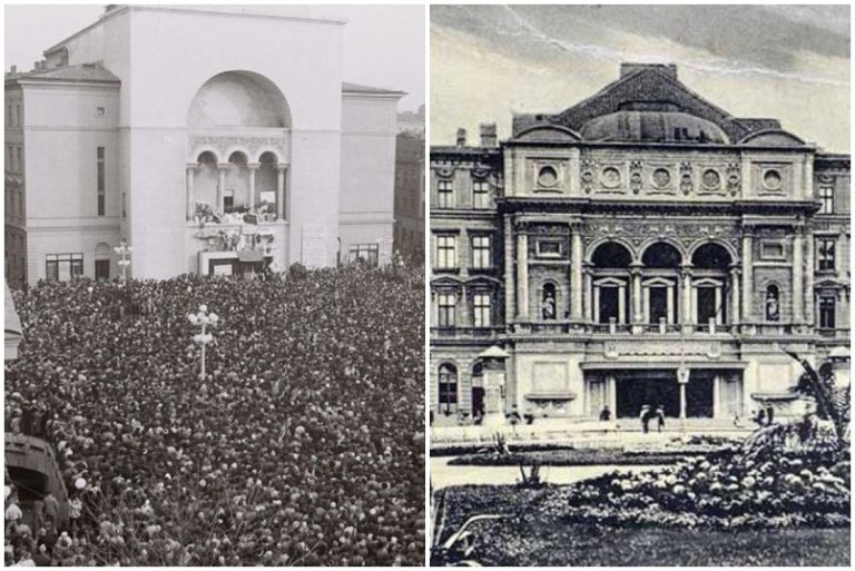 Timișoara ieri şi azi: clădirea Operei, simbol al Revoluției