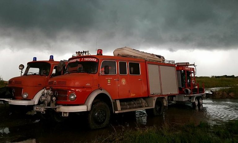 9 localități au probleme cu furia ploilor în județul Timiș