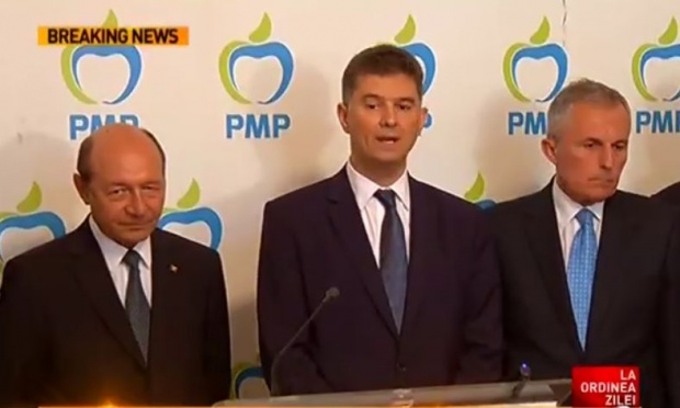 UNPR fuzionează cu partidul lui Traian Băsescu. Noul partid se va numi Partidul Mișcarea Populară