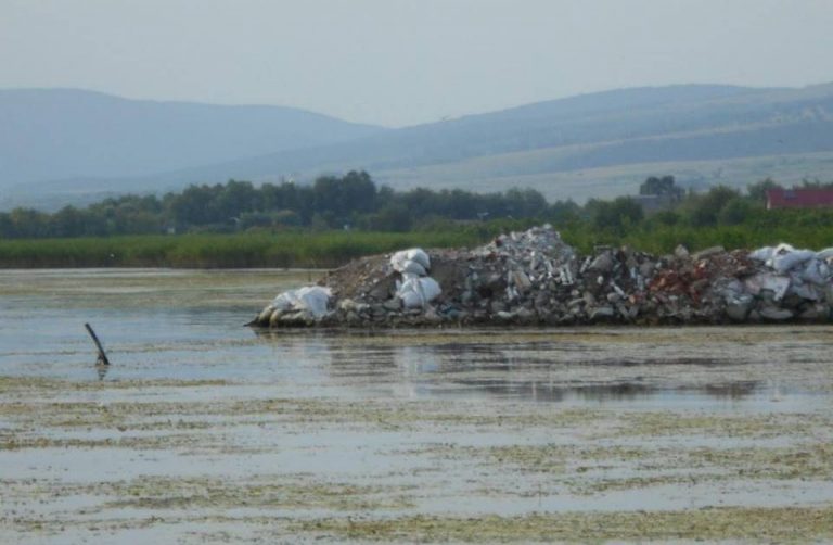 Malurile Dunării, gropi de gunoi în loc de plaje