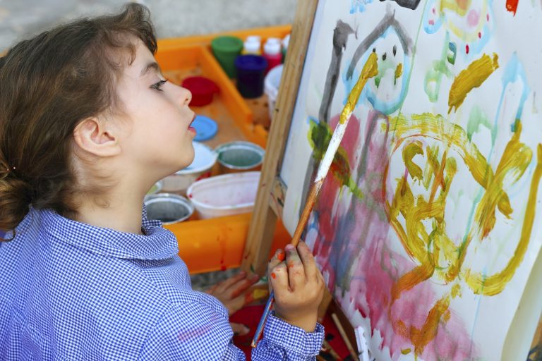 Atelier de pictură în stil baroc pentru copii, de Ziua Timișoarei