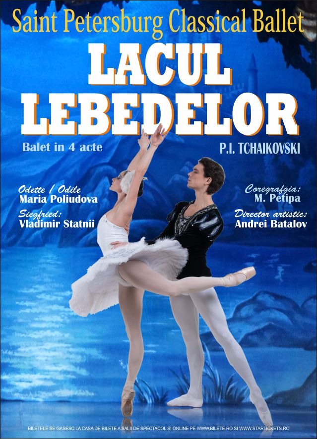 Compania celebrului balerin rus Andrei Batalov dansează Lacul lebedelor la Timișoara
