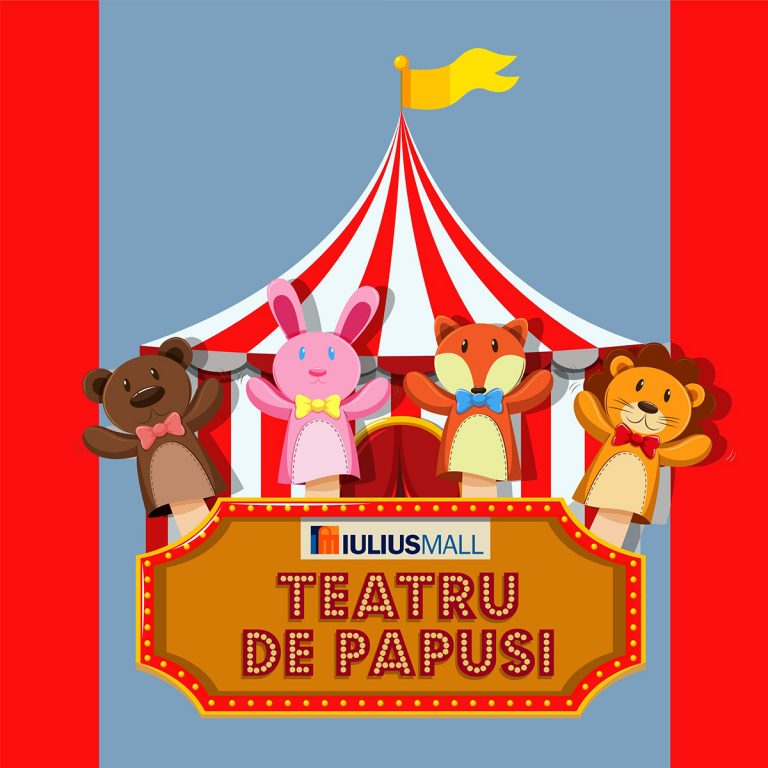Duminici distractive pentru copii, cu teatru de păpuși, la Iulius Mall