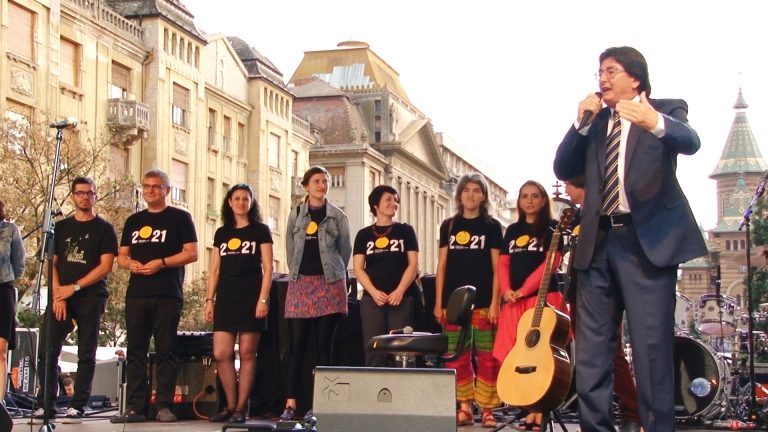Victoria Timișoarei – Capitală Culturală Europeană 2021 – sărbătorită în Piața Victoriei! VIDEO