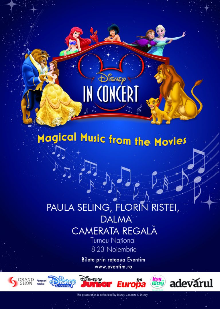 Show-ul Disney în concert ajunge și la Timișoara