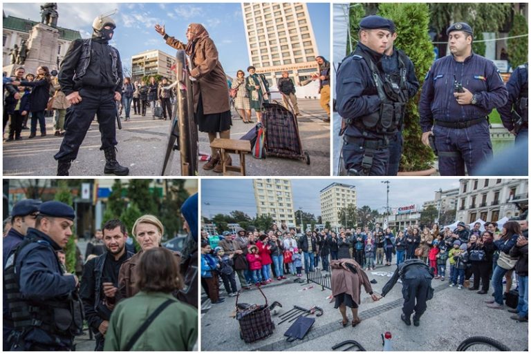 PENIBIL! Jandarmii s-au făcut de râs! Au amendat o trupă de actori fiindcă nu au înţeles că aceştia jucau o piesă – VIDEO