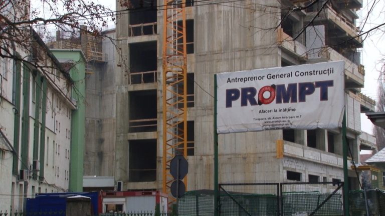 Sănătatea copiilor din Timişoara, o ruină. Şantierul Spitalului „Louis Ţurcanu” doarme în miez de toamnă