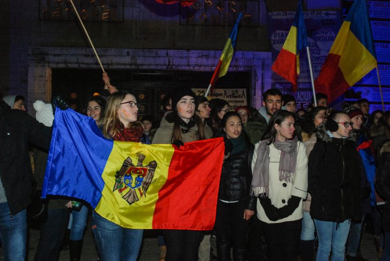 Studenții basarabeni, în marș împotriva alegerilor din Republica Moldova