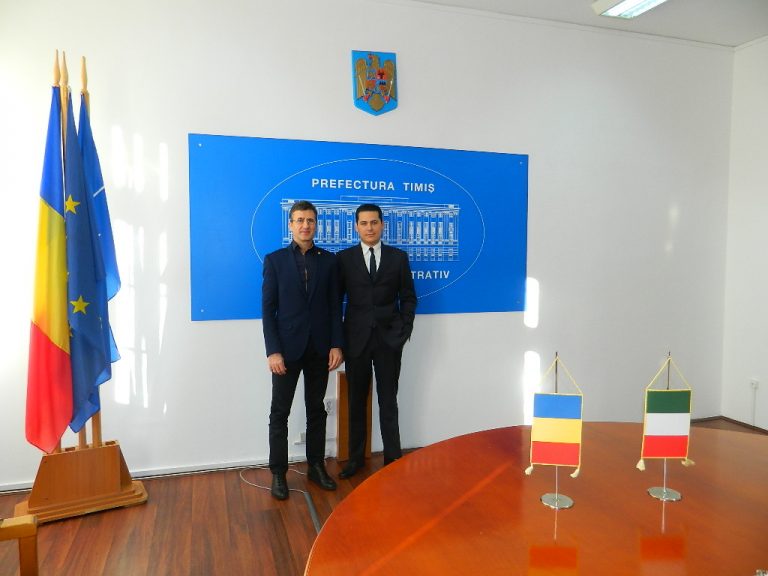 Niccolo Maso, consulul onorific al Italiei, în vizită la Timișoara