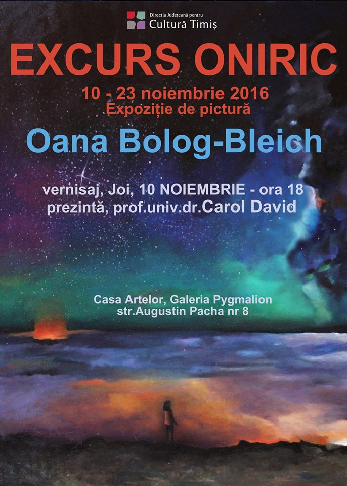 Oana Bologh Bleich ne provoacă la un Excurs oniric