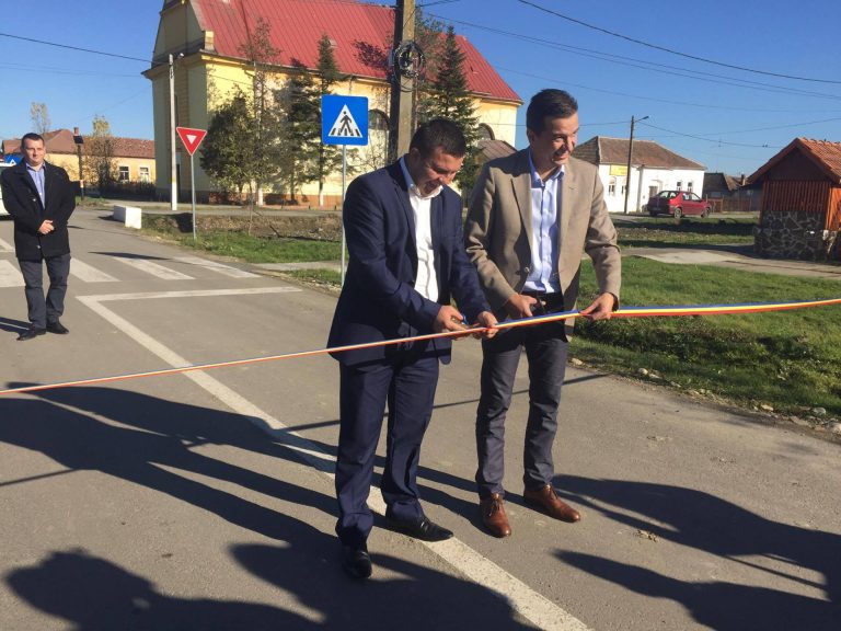 Drum renovat, în valoare de 1 milion de euro, într-o localitate din Timiș-VIDEO