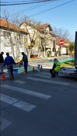 Pistele de biciclete vopsite, un pericol ignorat de Primăria Timişoara