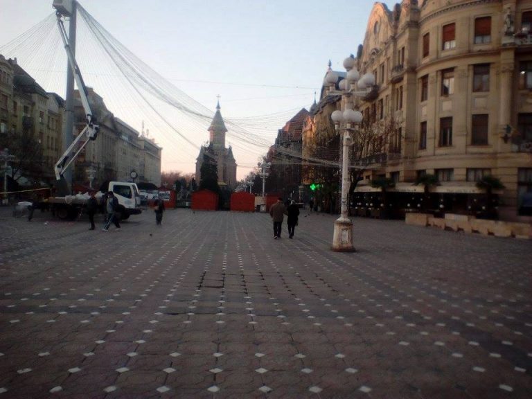 Târgul de Crăciun, aproape de inaugurare