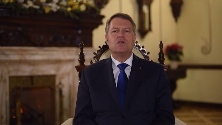 Mesajul Președintelui României Klaus Iohannis transmis cu prilejul Crăciunului-VIDEO