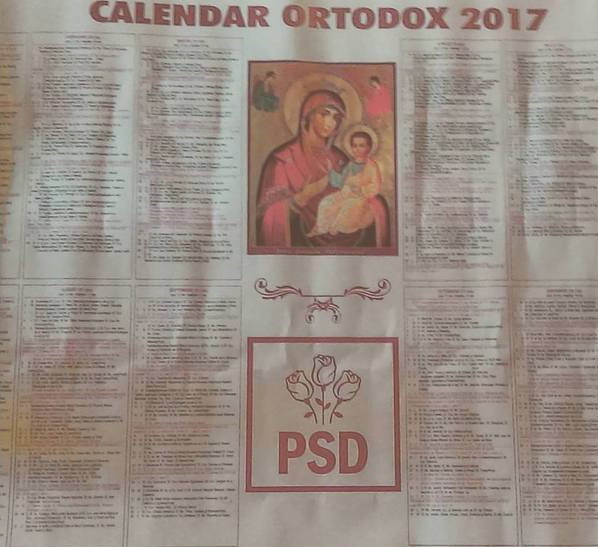 Abuzuri de campanie. PSD foloseşte calendarul ortodox, într-un mod total… neortodox!