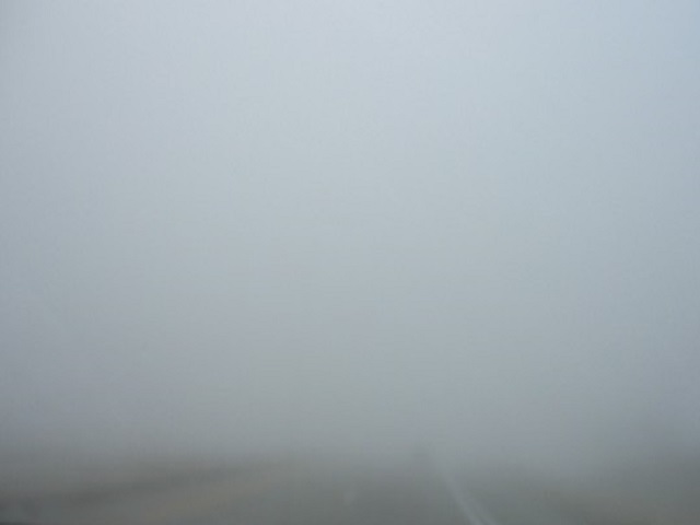 Atenție, șoferi! E ceață pe autostrada A1, în județul Timiș