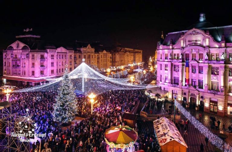 Surprize pentru copii la Târgul de Crăciun de la Timișoara. Mai e puțin până la deschidere