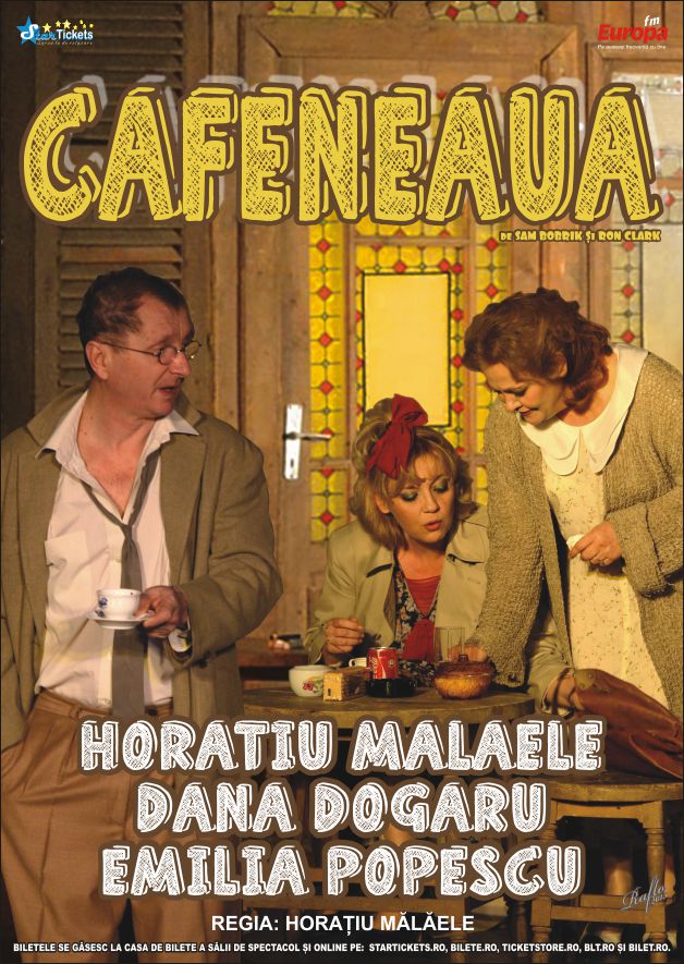 Horațiu Mălăele revine la Timișoara cu unul dintre spectacolele sale antologice: ”Cafeneaua”