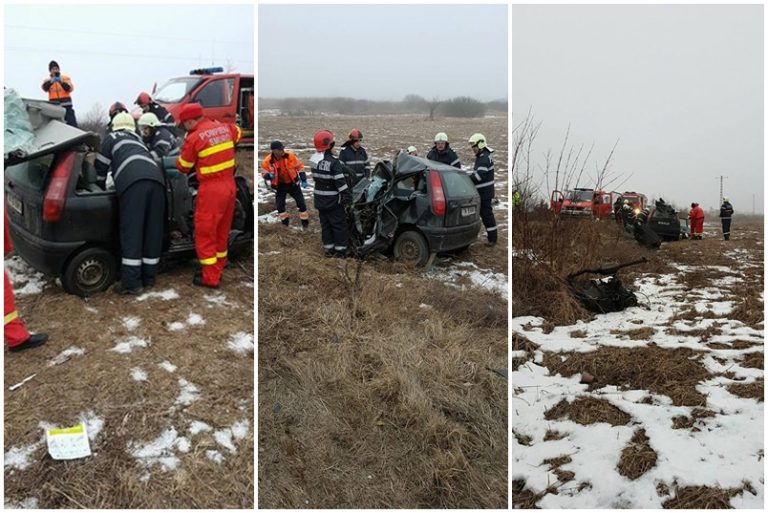 Sfârşit tragic pentru un tânăr de 20 de ani. A intrat cu maşina într-un TIR!