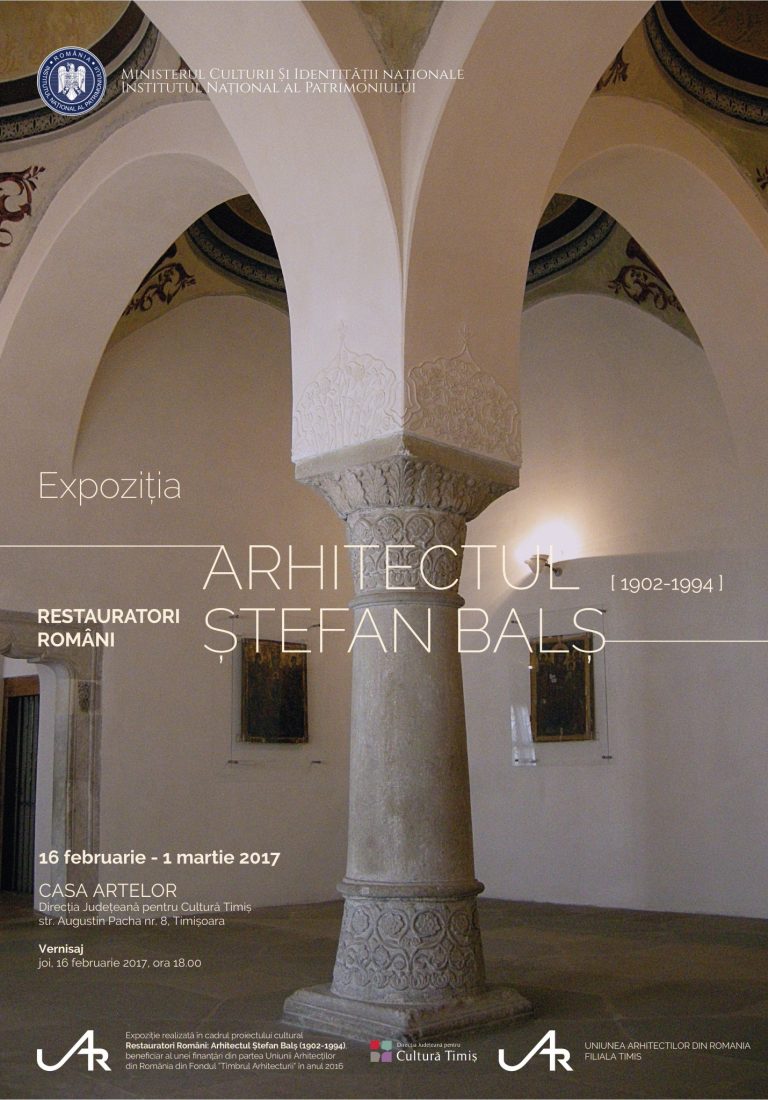 Expoziție cu  arhitectul Ștefan Balș  la Casa Artelor