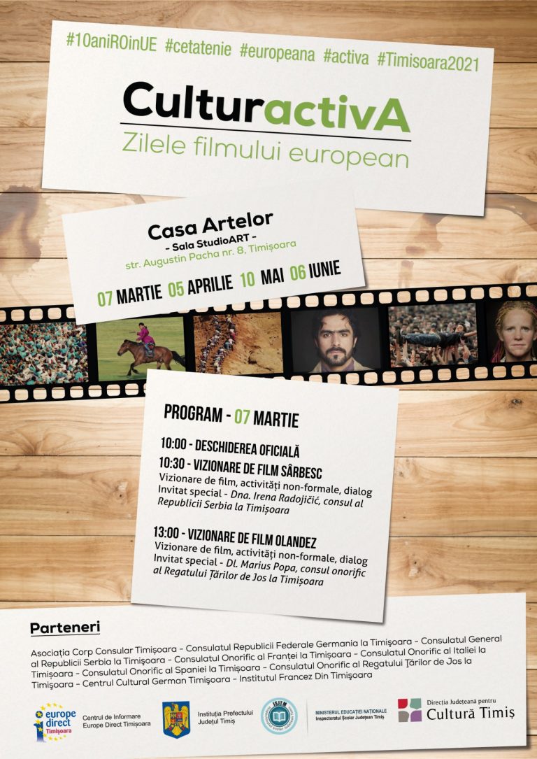 „CulturActivA” – Zilele filmului european