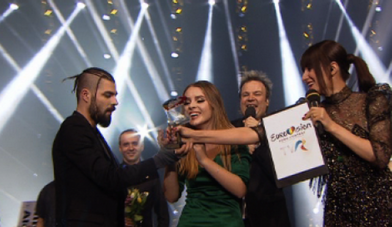 Ilinca şi Alex Florea au câştigat Finala Eurovision România