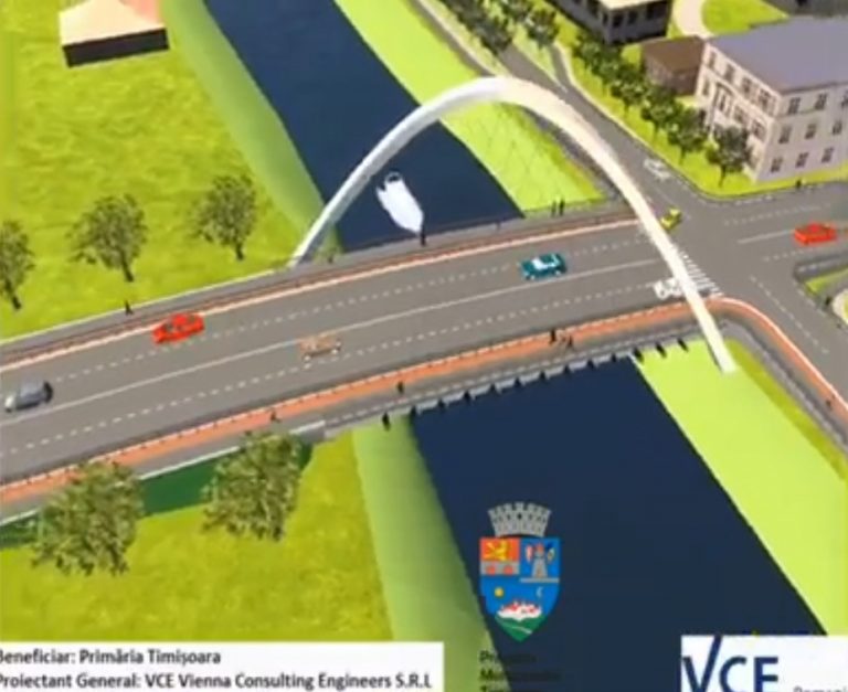 Cum va arăta noul pod peste Bega din zona Jiul! Primele imagini…VIDEO
