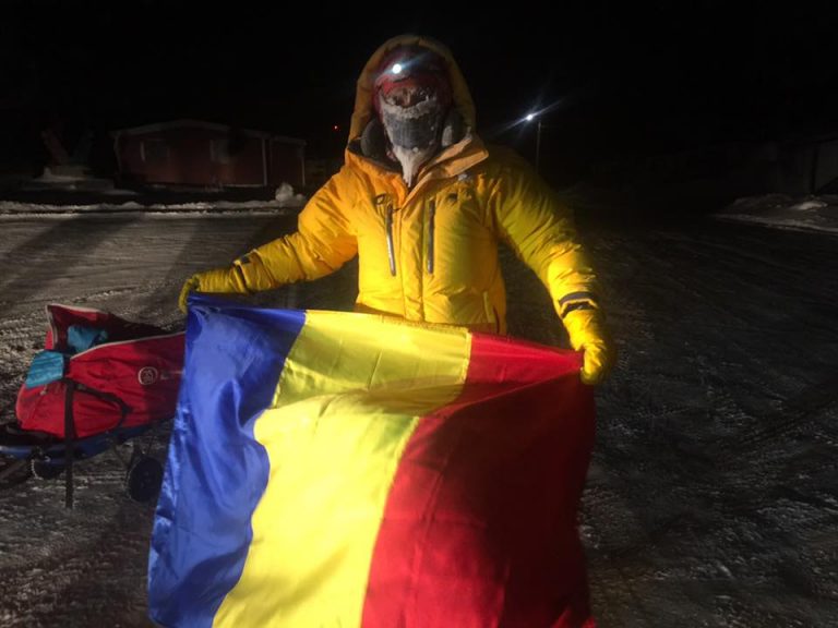 Premieră mondială! Tibi Ușeriu a câștigat, pentru al doilea an consecutiv, ultramaratonul de la Cercul Polar