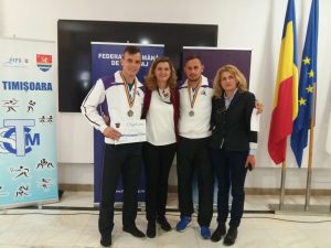 Jandarm pe podium la canotaj