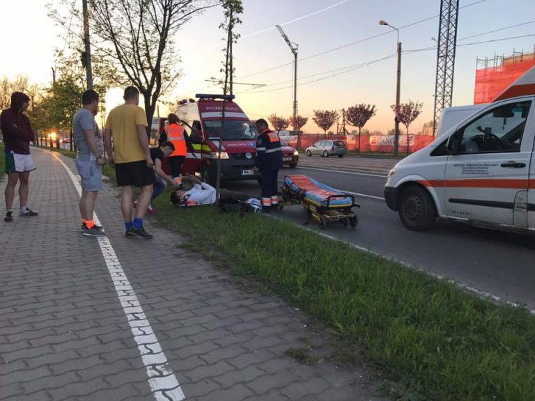 Încă un motociclist victimă a traficului din Timişoara!