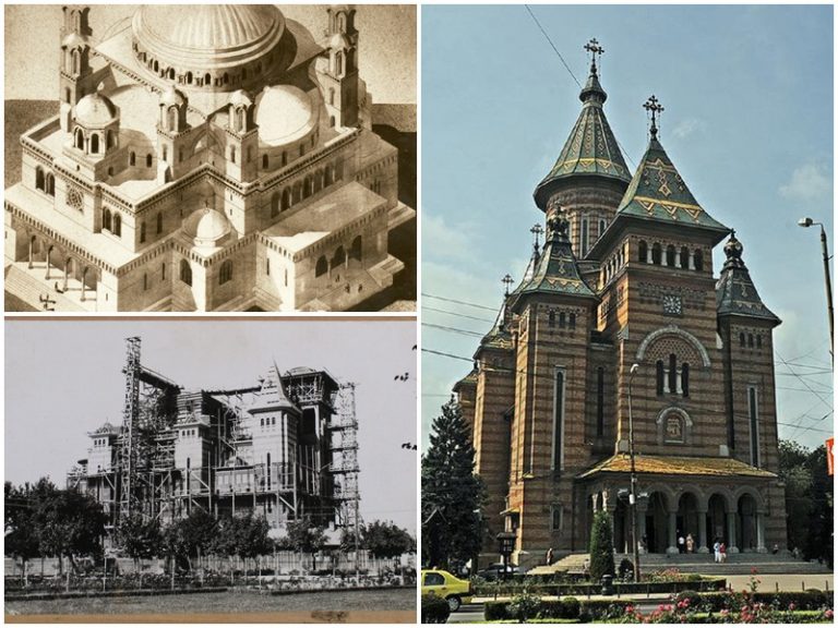 Timişoara ieri şi azi: Catedrala Mitropolitană – de ce a fost abandonat primul proiect, autohton, şi cum s-a ajuns la stilul… moldovenesc