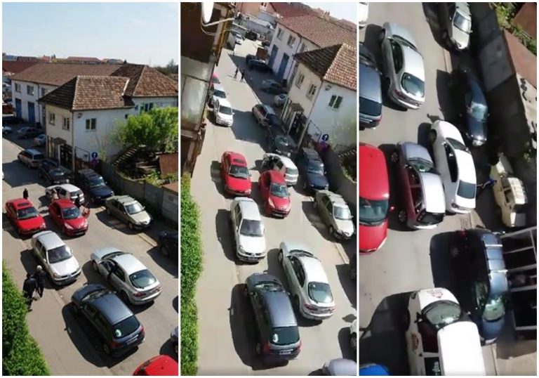 Scandal monstru între două şoferițe, la Timișoara, în Vinerea Mare! VIDEO
