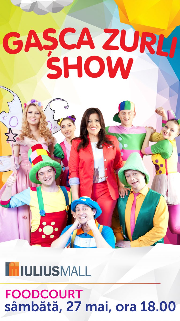 Sâmbătă, Gașca Zurli face super show pentru copii, la Iulius Mall!