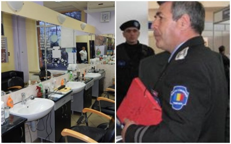 Polițiștii la coafor!