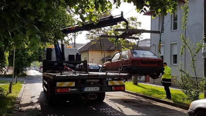 46 de mașini ridicate în această dimineață, la Timişoara