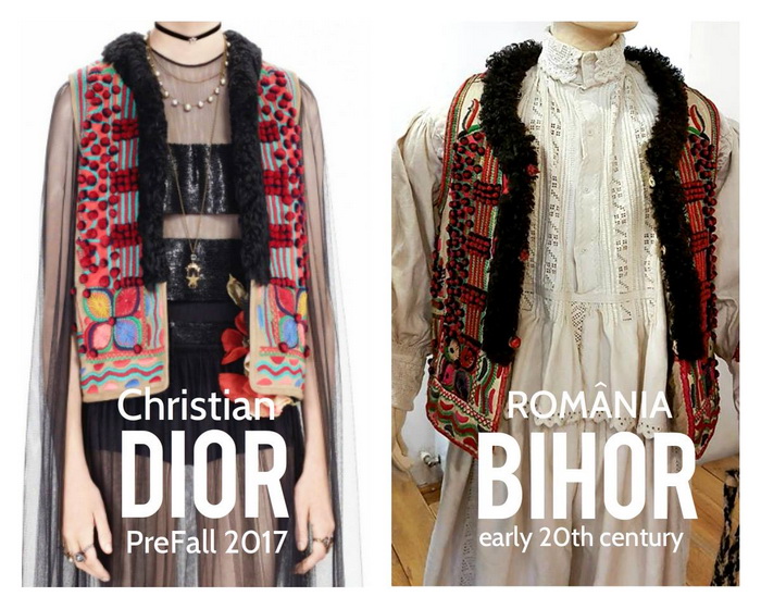 Un mare brand de lux, acuzat că a plagiat modelul unui cojoc tradițional din Bihor! „This is Bihor, not Dior”