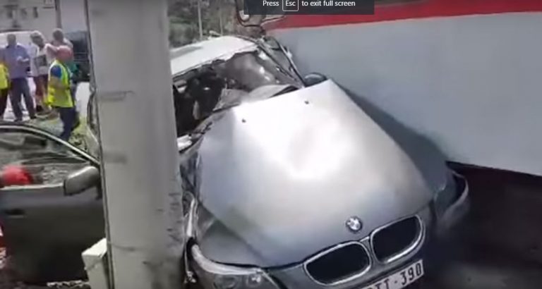 Accident șocant, cu puțin timp în urmă, într-un mare oraș din vestul tării ! VIDEO