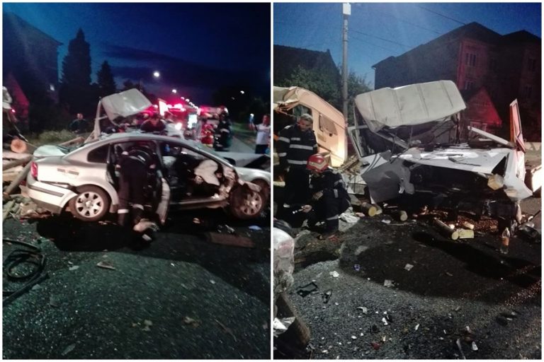 Teribil accident azi-dimineață în Timiș! Un copil între cele 5 victime!